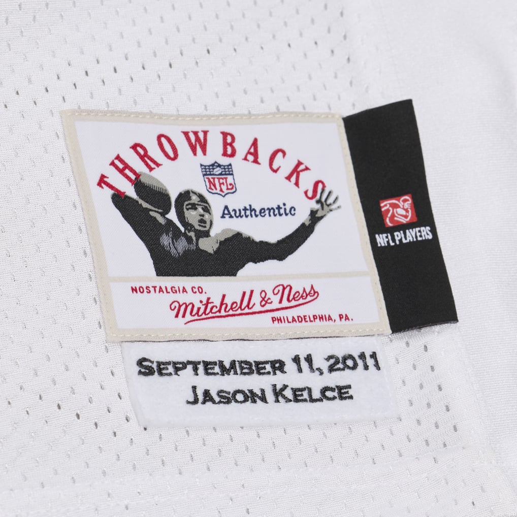 Jason Kelce Philadelphia Eagles Mitchell & Ness 2011 Authentic Throwback Jersey - White