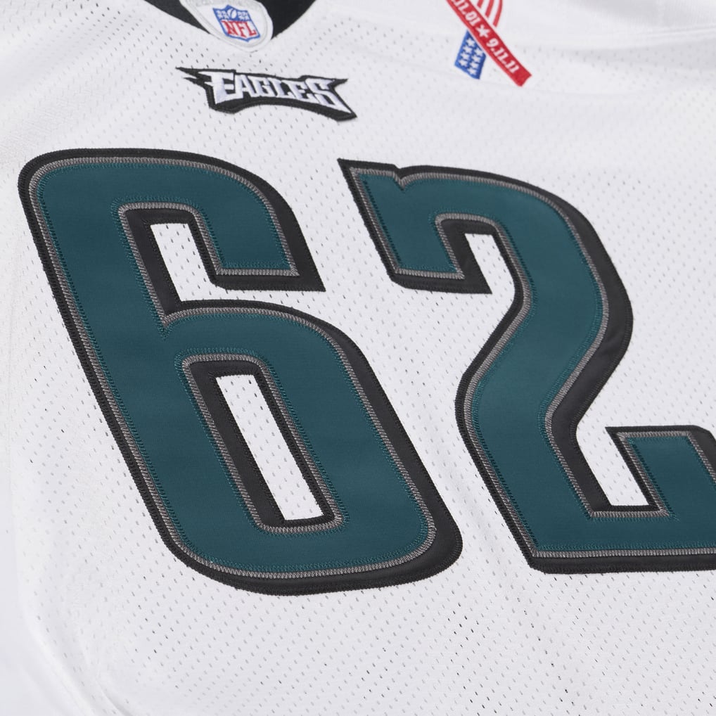 Jason Kelce Philadelphia Eagles Mitchell & Ness 2011 Authentic Throwback Jersey - White