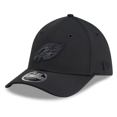 Philadelphia Eagles New Era 2026 Sideline 39THIRTY M-Crown Flex Hat - Black