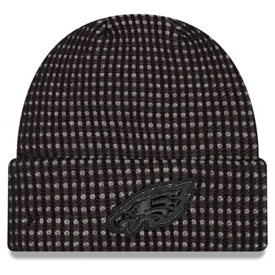 Philadelphia Eagles New Era 2026 Sideline Cold Weather  Cuffed Knit Hat - Black