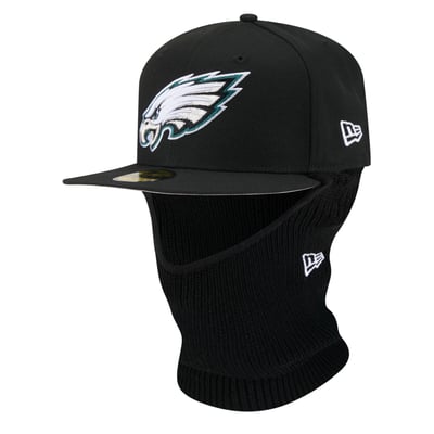  Philadelphia Eagles New Era 59FIFTY Balaclava Fitted Hat - Black