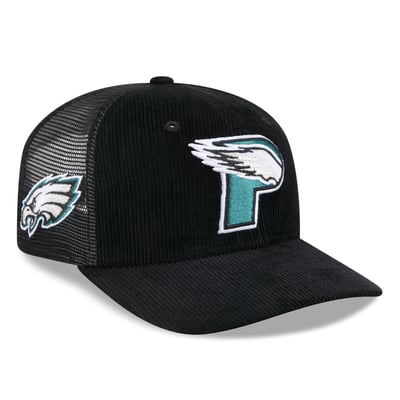 Philadelphia Eagles New Era Deceptor 9SEVENTY Adjustable Hat - Black