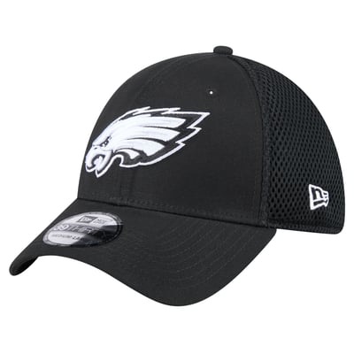 Philadelphia Eagles New Era Main Neo 39THIRTY Flex Hat - Black