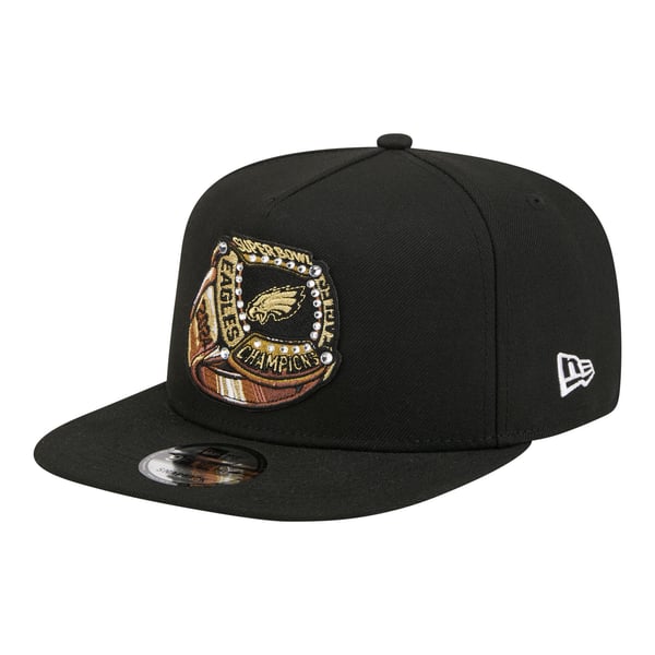 Men's Philadelphia Eagles New Era Black/Kelly Green Surge 39THIRTY Flex Hat