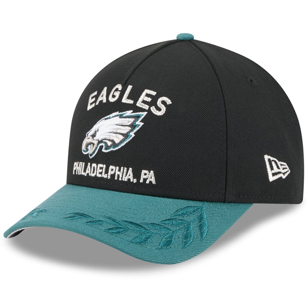 New Era Teal and Black 9FORTY Eagles Cap Philadelphia Eagles NFL Sideline 2025 New Era 9Forty M-Crown  main image 3