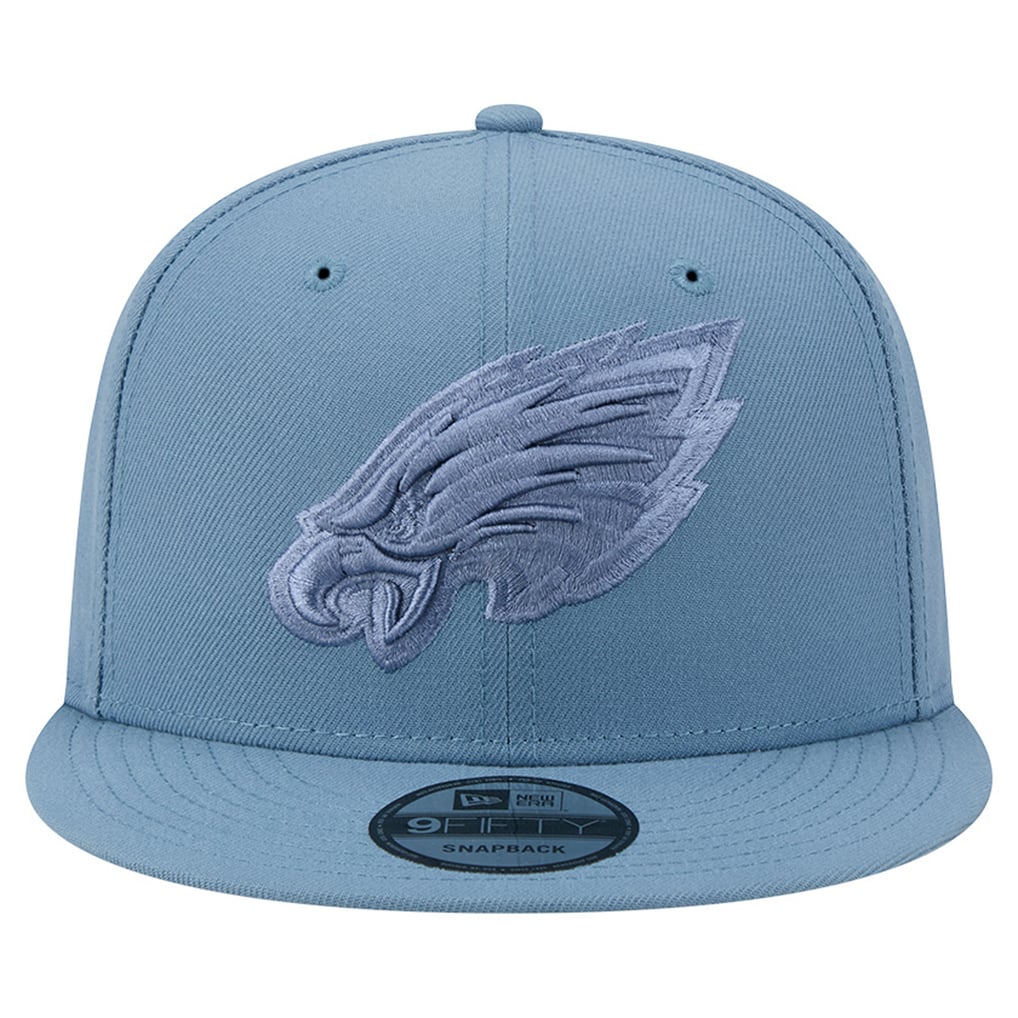 Men's New Era Blue Philadelphia Eagles Color Pack 9FIFTY Snapback Hat