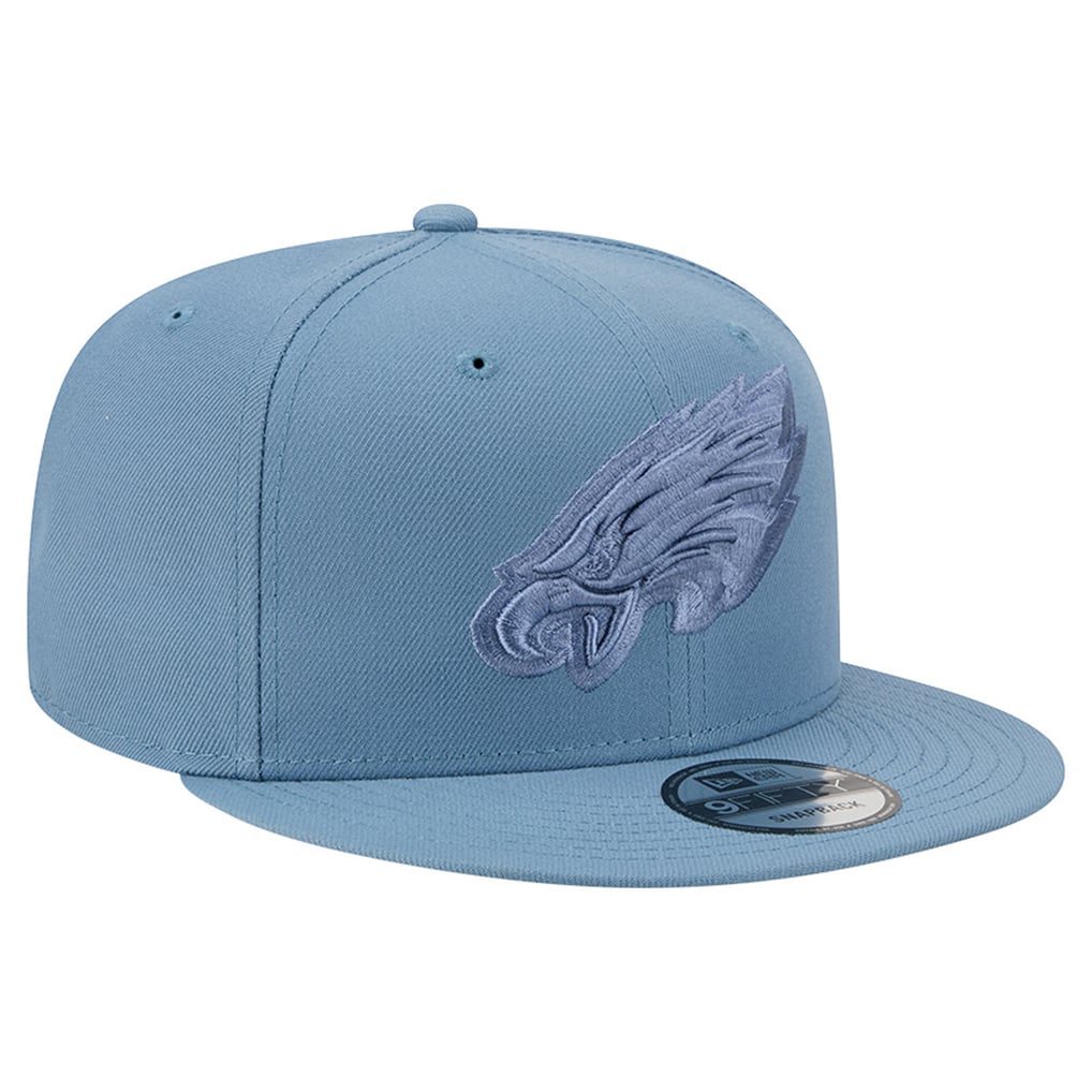 Men's New Era Blue Philadelphia Eagles Color Pack 9FIFTY Snapback Hat