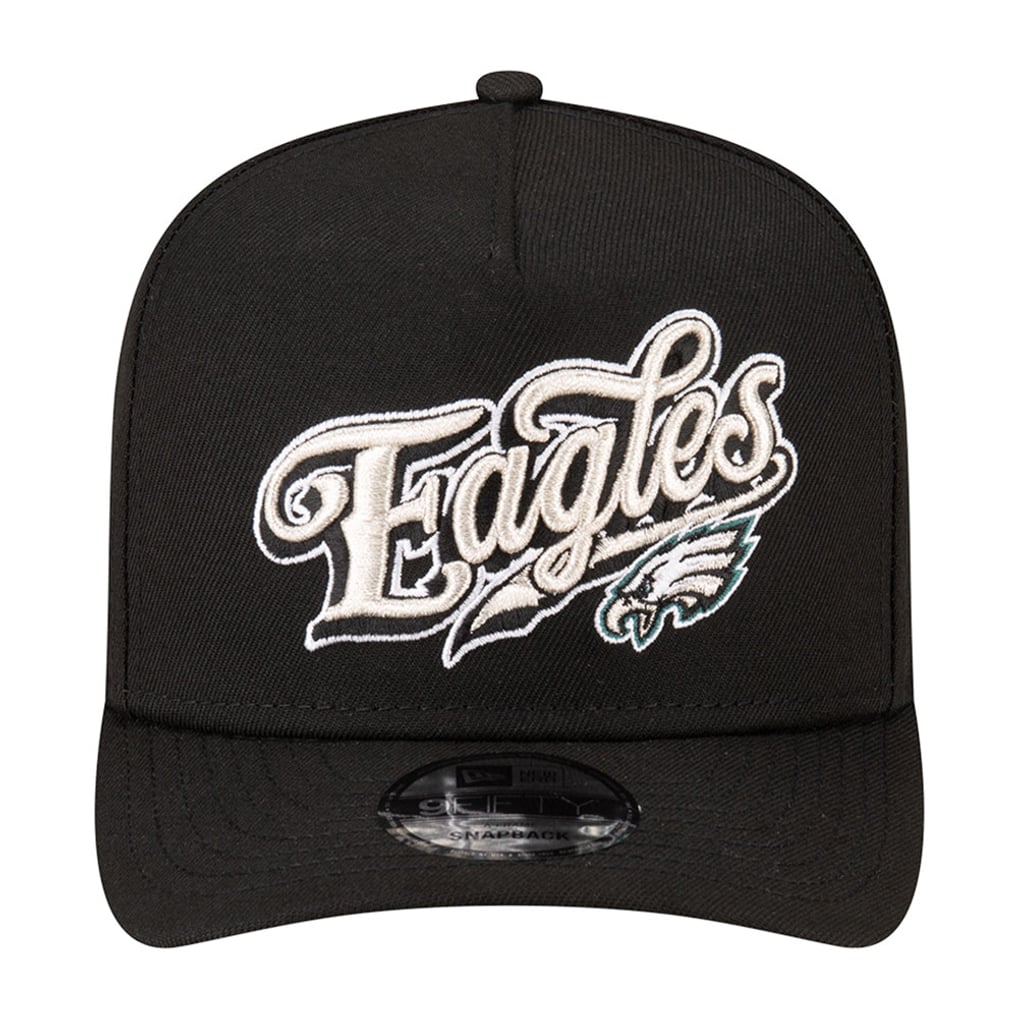 Men's New Era Born x Raised Black Philadelphia Eagles A-Frame 9FIFTY ...