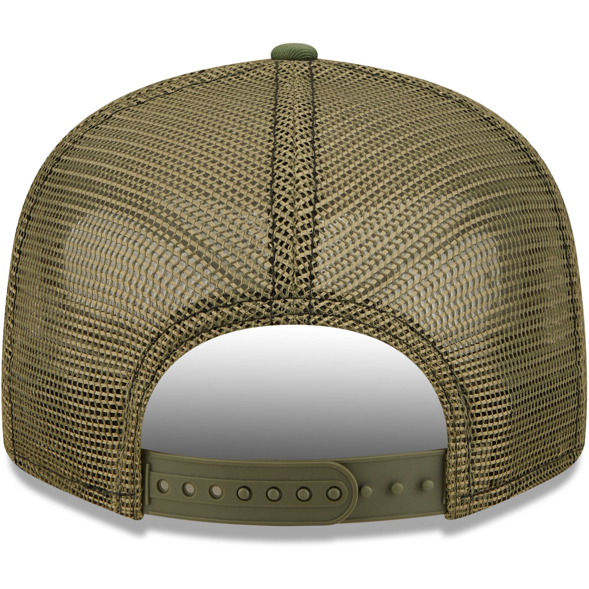 Men's New Era Camo/Olive Philadelphia Eagles Historic Logo Trucker