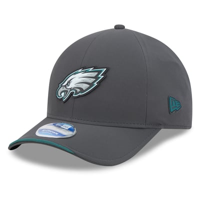 Philadelphia Eagles New Era 2026 Sideline Cold Weather  9FORTY M-Crown Adjustable Hat - Charcoal