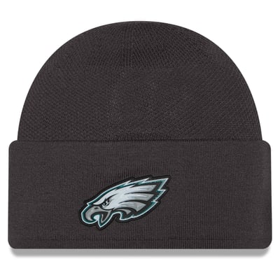 Philadelphia Eagles New Era 2026 Sideline Cold Weather  Skully Knit Hat - Charcoal