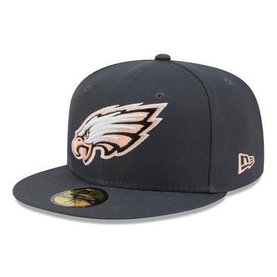 Philadelphia Eagles New Era Fall Glow 59FIFTY Fitted Hat - Gray