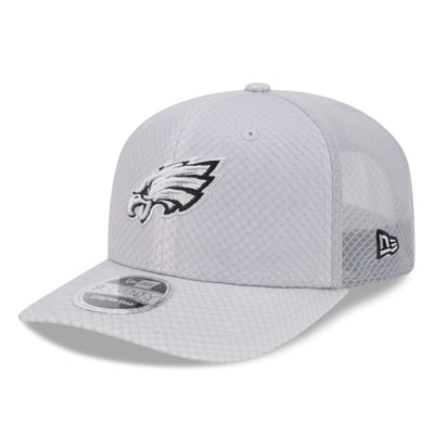 Philadelphia Eagles New Era Jock 9SEVENTY Adjustable Hat - Gray