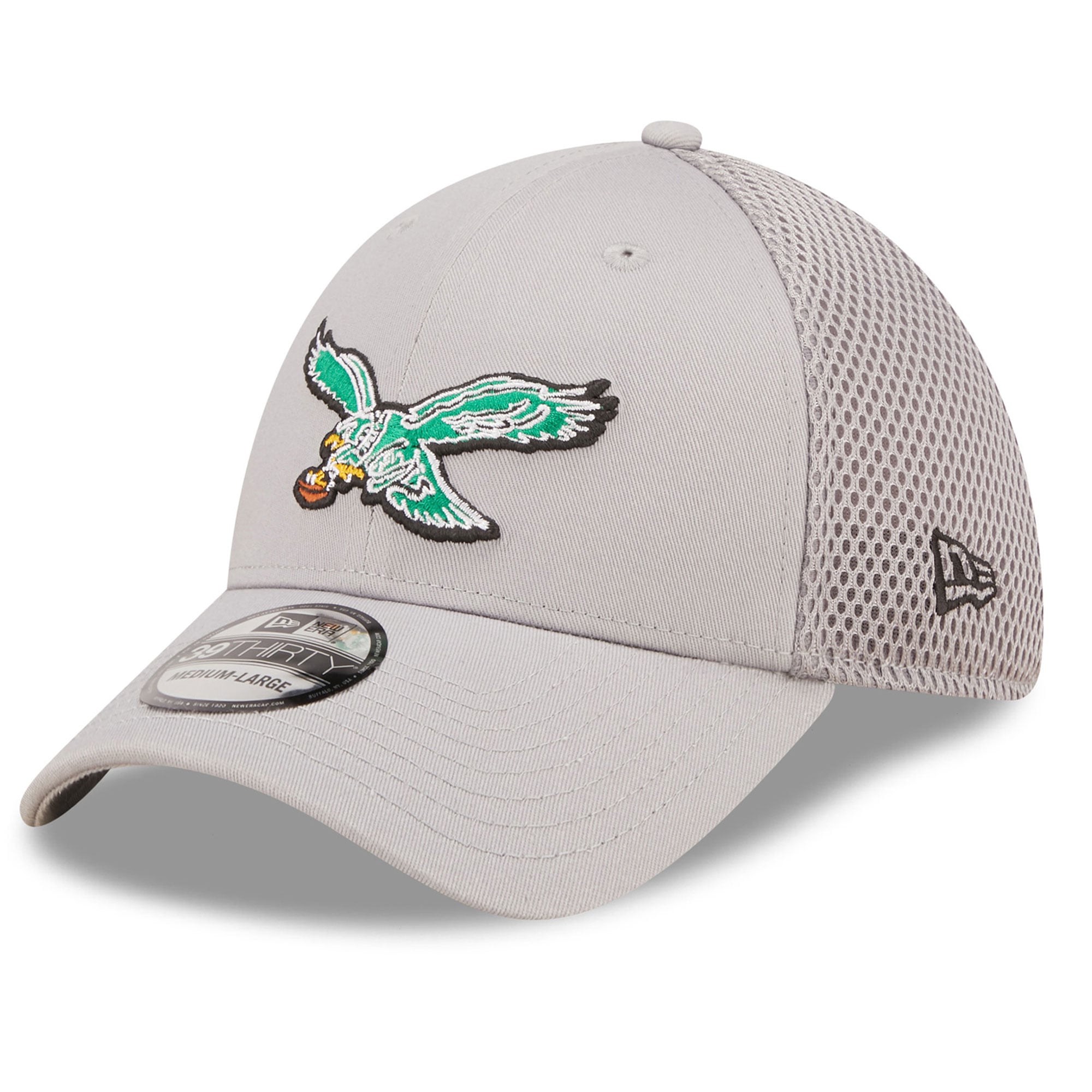 New Era 39Thirty Cap – Shadow TECH Mütze Philadelphia Eagles, Stretch Fit, 100% Polyester