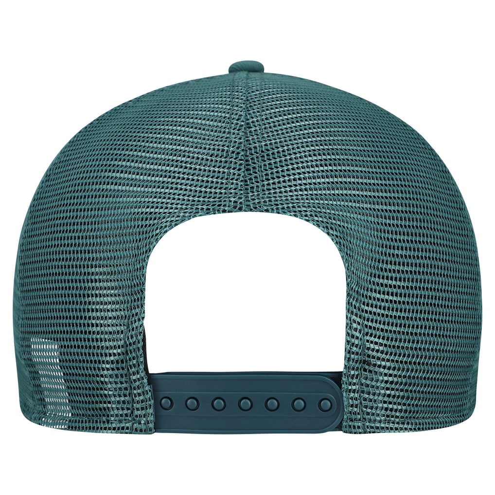  Philadelphia Eagles New Era Cork Split Panel 9FIFTY Trucker Snapback Hat - Gray/Midnight Green