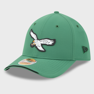 Philadelphia Eagles New Era 2026 Sideline Throwback 39THIRTY M-Crown Flex Hat - Kelly Green