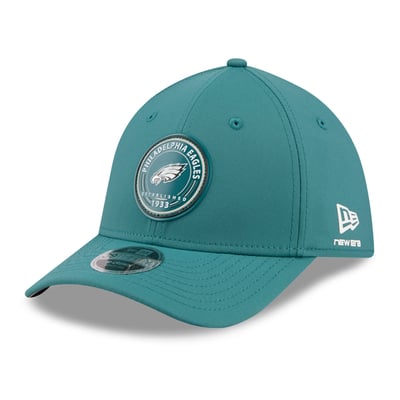 Philadelphia Eagles New Era 39THIRTY M-Crown Flex Hat - Midnight Green
