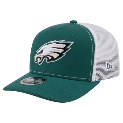  Philadelphia Eagles New Era 9SEVENTY Trucker Adjustable Hat - Midnight Green