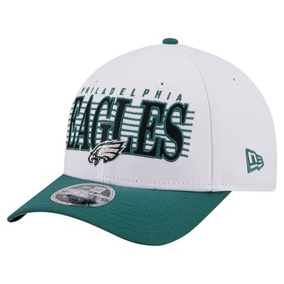 Philadelphia Eagles New Era Loyal 9FORTY M-Crown Adjustable Hat - White