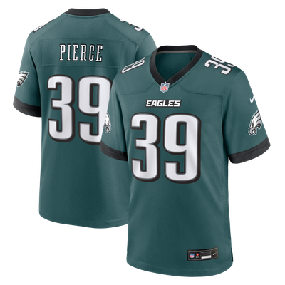 Dameon Pierce Philadelphia Eagles Nike Team Game Jersey - Midnight Green