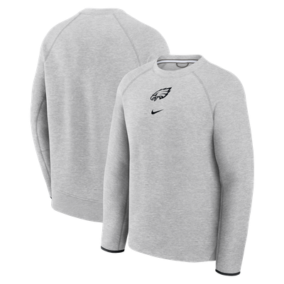  Philadelphia Eagles Nike Tech Fleece Raglan Sweatshirt - Heather Gray