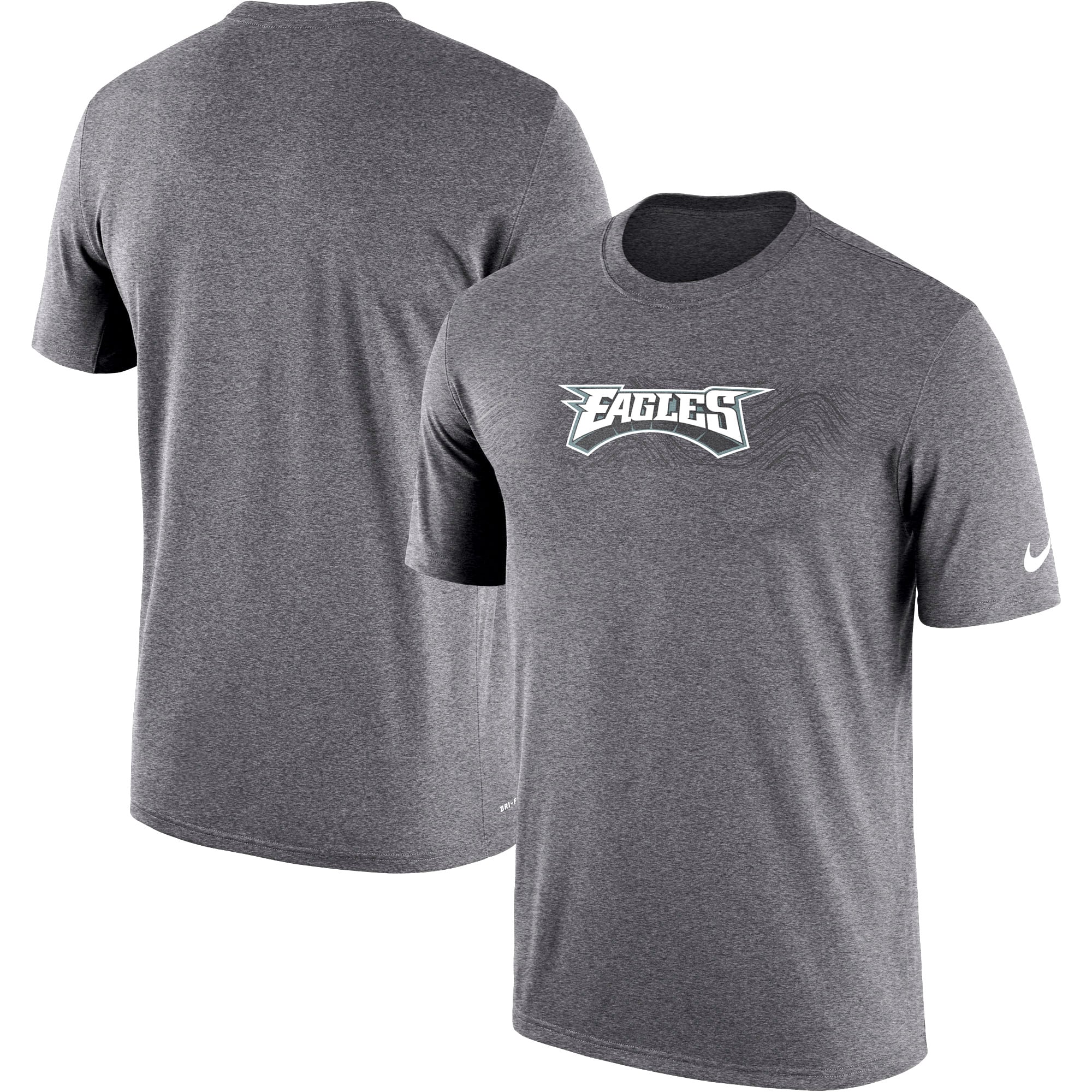 Men's Nike Heathered Charcoal Philadelphia Eagles Sideline Seismic
