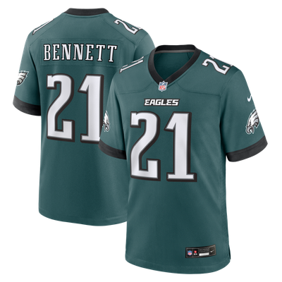 Jakorian Bennett Philadelphia Eagles Nike Team Game Jersey - Midnight Green
