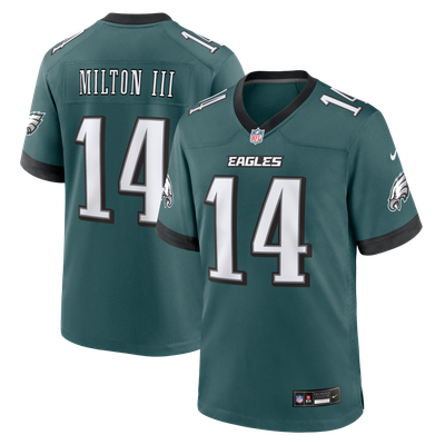 Joe Milton III Philadelphia Eagles Nike Team Game Jersey - Midnight Green
