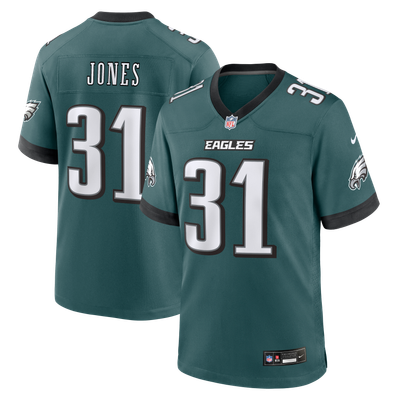 Jonathan Jones Philadelphia Eagles Nike Team Game Jersey - Midnight Green
