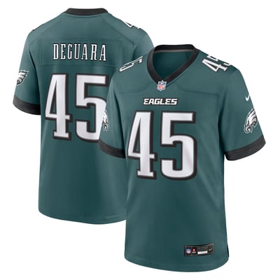 Josiah Deguara Philadelphia Eagles Nike Team Game Jersey - Midnight Green