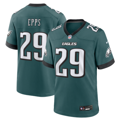 Marcus Epps Philadelphia Eagles Nike Team Game Jersey - Midnight Green