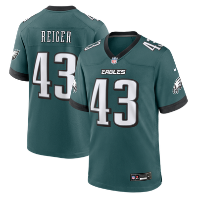 Mason Reiger Philadelphia Eagles Nike Team Game Jersey - Midnight Green