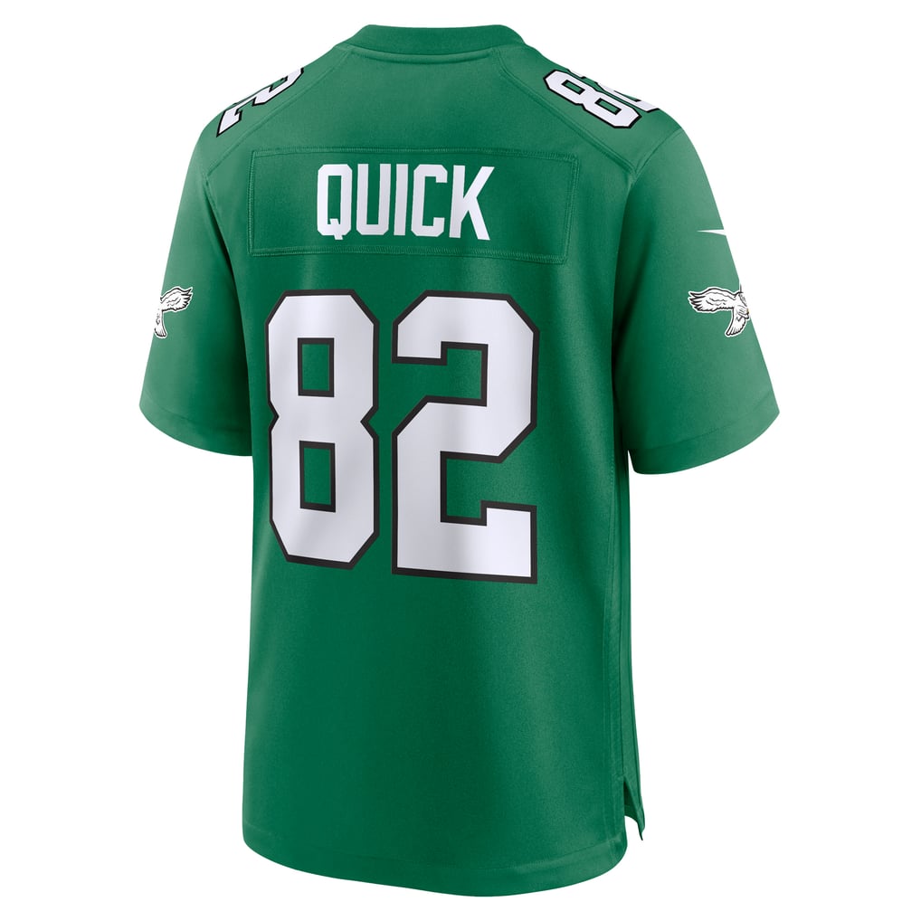 Maillot Vintage Philadelphia Eagles Mike Quick - Taille L, Tricot Sable