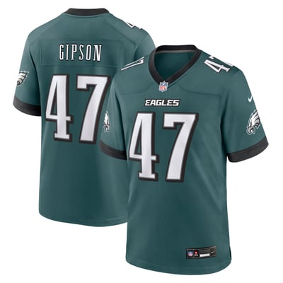 Xavier Gipson Philadelphia Eagles Nike Team Game Jersey - Midnight Green