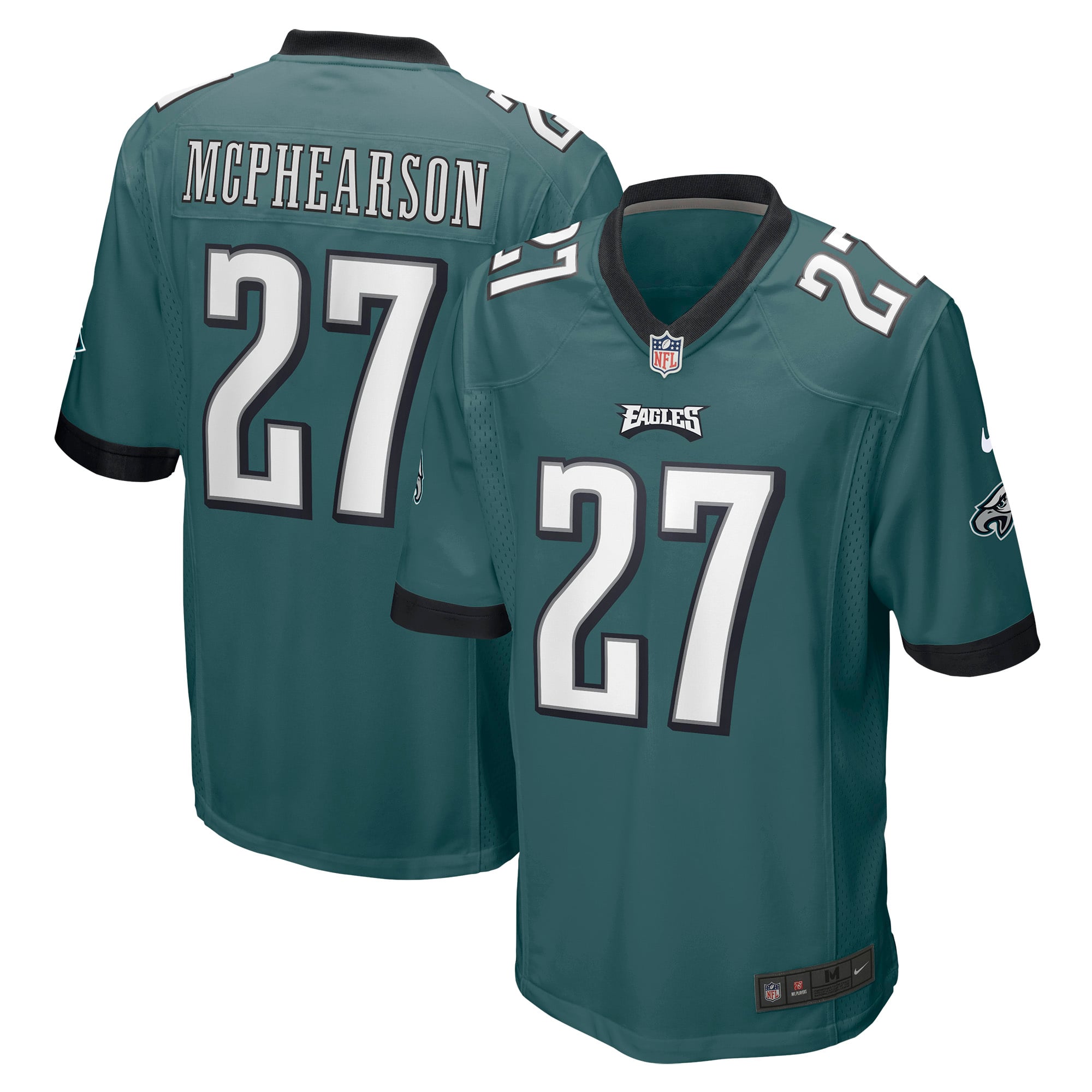 Men's Nike Zech McPhearson Midnight Green Philadelphia Eagles Game