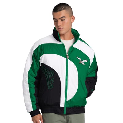Philadelphia Eagles Pro Player Wave Full-Zip Jacket - White