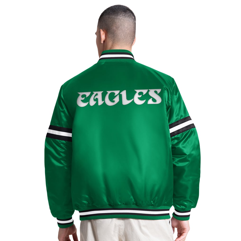 Starter Philadelphia Eagles Kelly Green Courtside Varsity Retro Logo ...