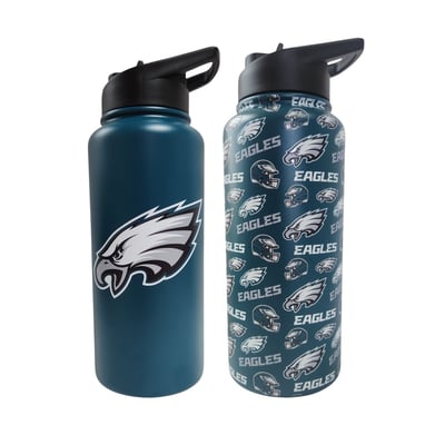Philadelphia Eagles Pegasus Game Day Duo 41oz. Stainless Steel Water Bottle Set