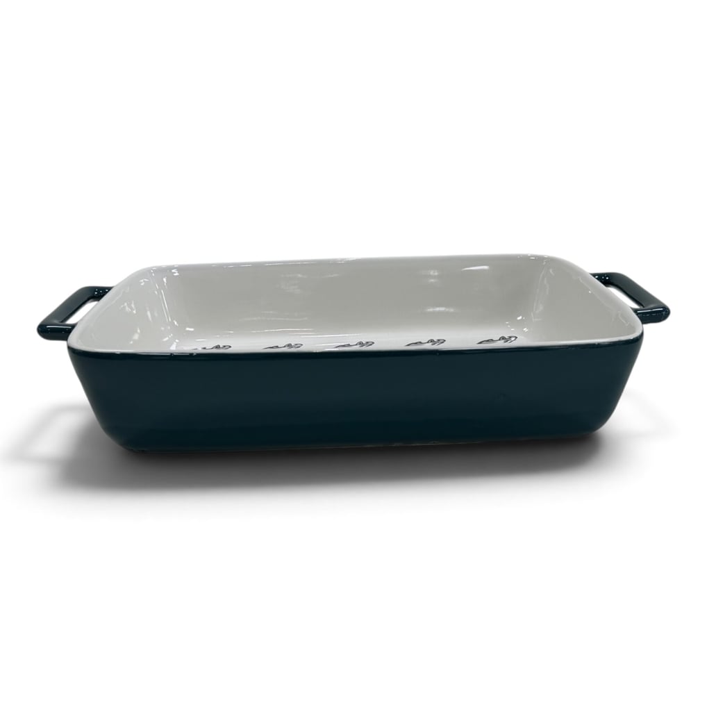 Philadelphia Eagles Pegasus Repeat Logo 16.5" Ceramic Baking Dish
