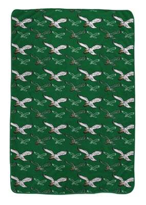 Philadelphia Eagles Pegasus Vintage Logo Roll Oversized 66" x 95" Ultra Cozy Blanket