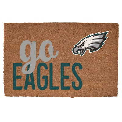 Philadelphia Eagles 20" x 30" Go Team Coir Door Mat
