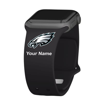 Philadelphia Eagles 38/40/41mm Personalized Silicone Apple Watch Band