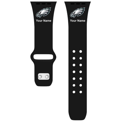 Philadelphia Eagles 42/44/45mm Personalized Silicone Apple Watch Band