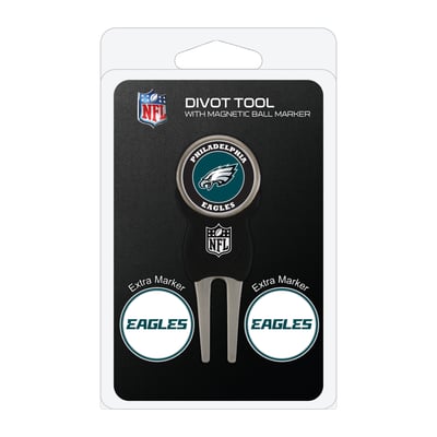 Philadelphia Eagles Golf Divot Tool Pack with 3 Magnetic Markers