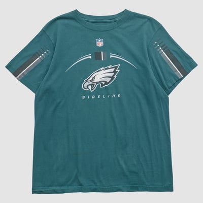 Philadelphia Eagles Reebok 2000s T-shirt - Green - XL by Fanatics Real Vintage