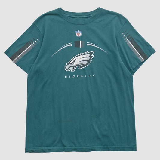 Philadelphia Eagles Reebok 2000s T-shirt - Green - XL by Fanatics Real Vintage