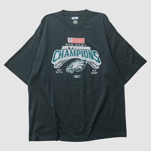 Philadelphia Eagles Reebok 2004 T-shirt - Black - 2XL by Fanatics Real Vintage