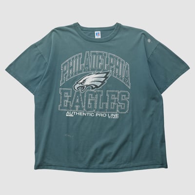 Philadelphia Eagles Russell 1996 T-shirt - Green - XL by Fanatics Real Vintage