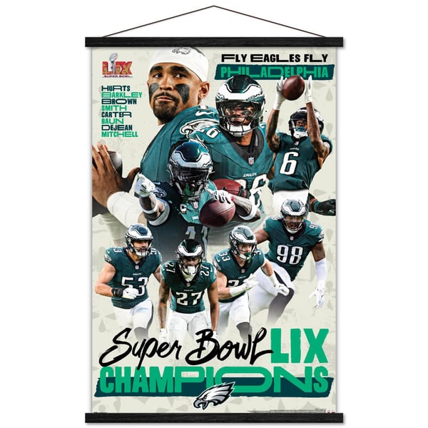Super Bowl Champions Poster THE PHILADELPHIA EAGLES ARE THIS YEARS