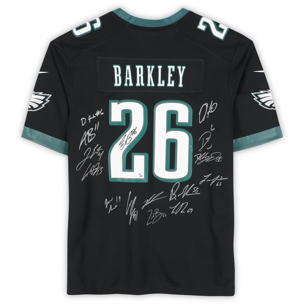 Philadelphia Eagles Super Bowl LIX Champions Autographed Black 
